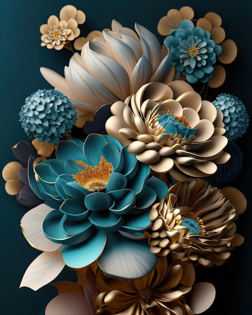 Zdjęcie tekstura kwiaty kolorowe tapety tło