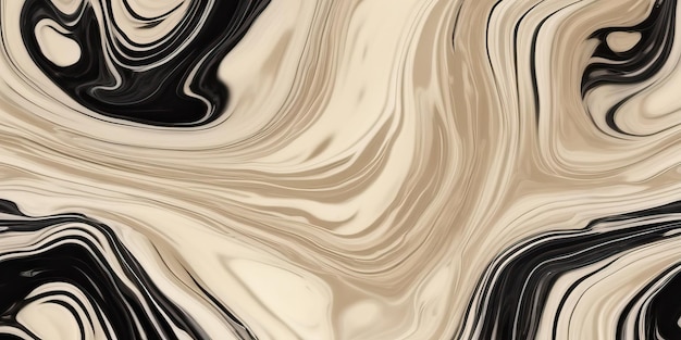 Zdjęcie tekstura marmuru marmurowanie płyn płynący sztukę tła splash diy płynne kolory złote niebieskie czarne