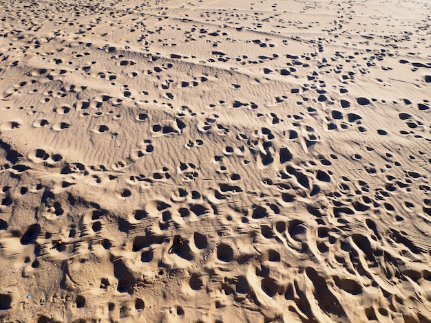 Tekstura piasku na plaży