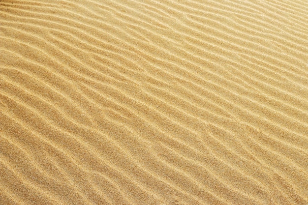 Tekstura piasku Piaszczysta plaża na tle Widok z góry Naturalny piasek tekstury tła