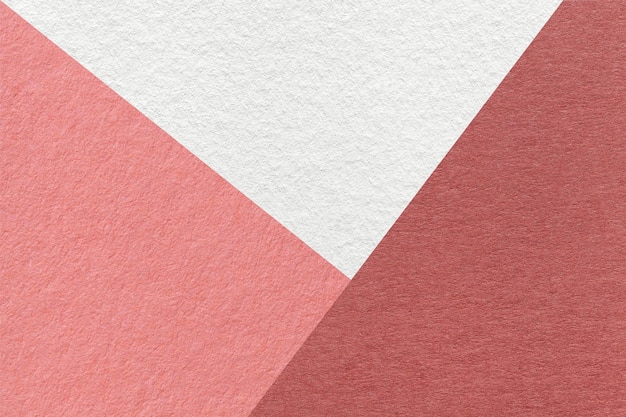 Tekstura rzemiosła czerwony różowy i biały odcień kolor tła papieru makro Struktura rocznika abstrakcyjnego kartonu różanego