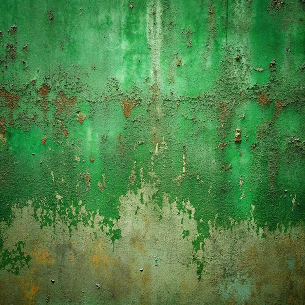Tekstura ściany betonowej pomalowanej na zielono
