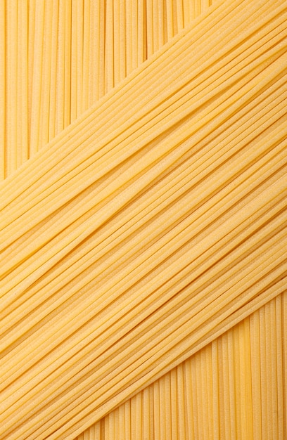 Tekstura skrzyżowane spaghetti makaronu, fotografia makro