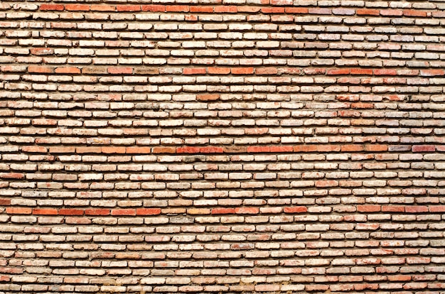 Zdjęcie tekstura stare cegły wraz z cementem.