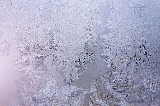 Zdjęcie tekstura szklanego tła koncepcja zimnej zimy
