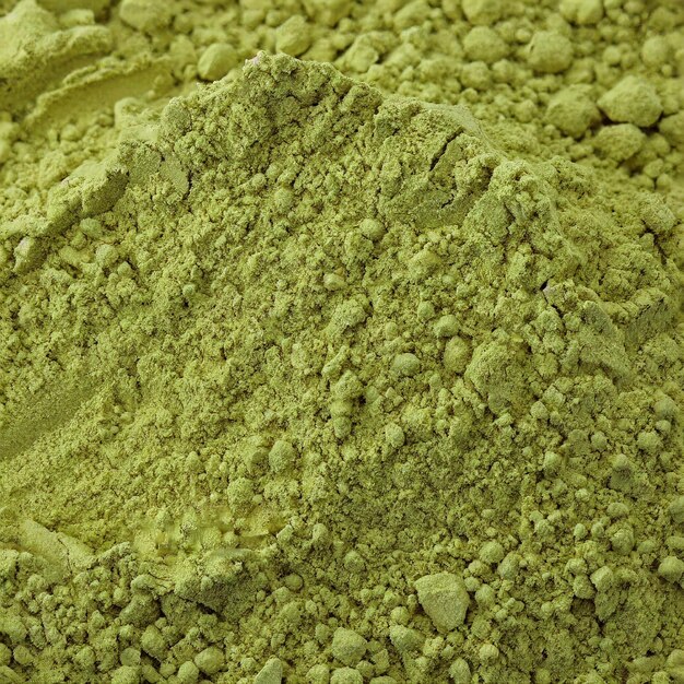 Tekstura tła proszku organicznego Matcha