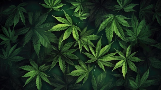 Tekstura tło liść marihuany marihuany