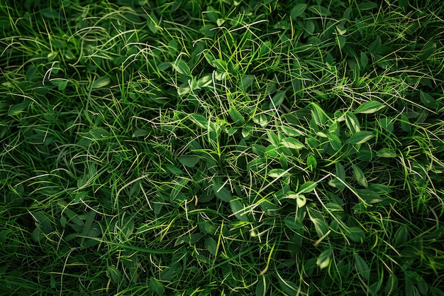 tekstura zielonej trawy