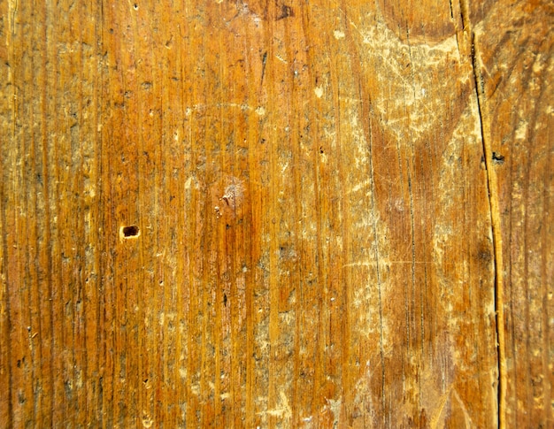 Teksturowane tło starej, zabytkowej, pękniętej brązowej deski