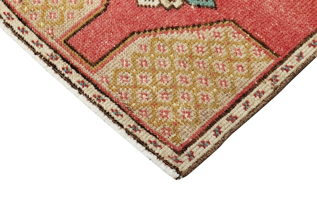 Tekstury i wzory w kolorze z tkanych dywanów