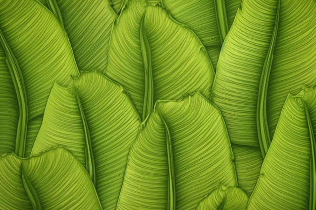 Tekstylny powtarzalny wzór liścia bananowca