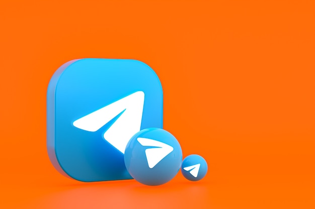 Telegram Minimalne Renderowanie Logo