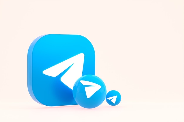 Telegram minimalne renderowanie logo