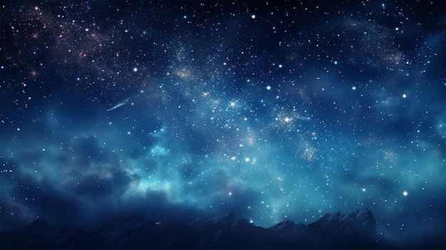 tempo galaktyki tło z gwiazdami i kosmicznym pyłem we wszechświecie