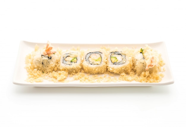 tempura shrimp sushi roll - japoński styl jedzenia