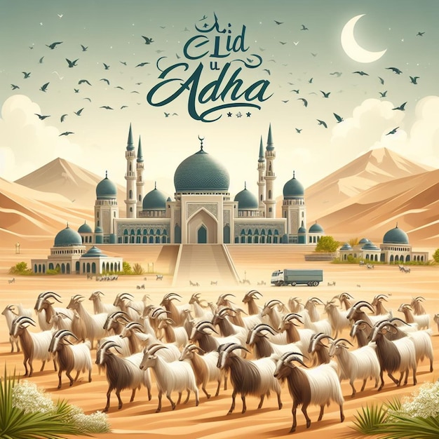 Ten piękny projekt został wykonany na islamskie mega wydarzenie Eid ul Adha