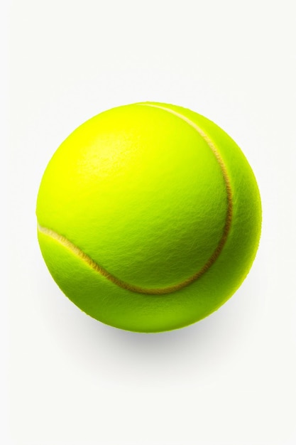 Zdjęcie tennis ball is shown in this image generative ai