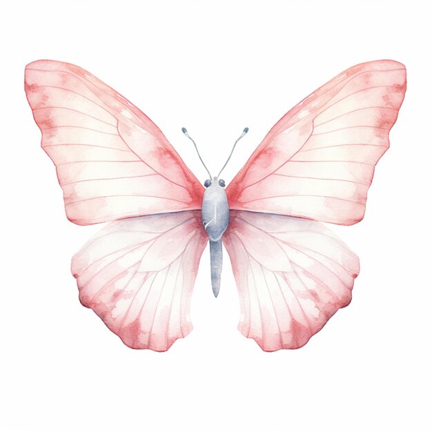 Zdjęcie there is a butterfly that is sitting on a white surface generative ai