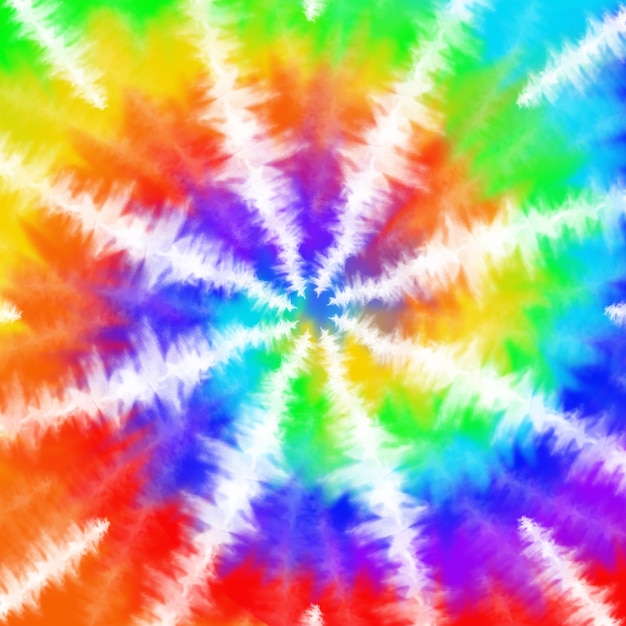 Tie Dye kolorowe tło Farba akwarelowa w tle