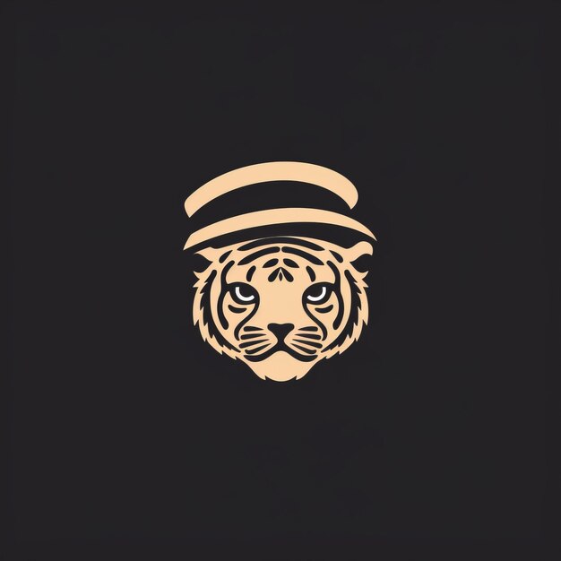 Tiger Fashion Logo Hiphop Flair z minimalistyczną elegancją