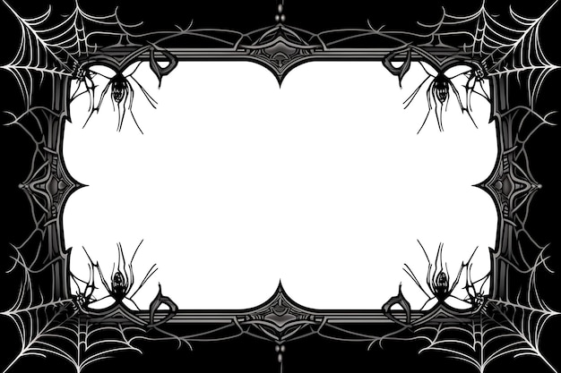Tile Pattern Deco Art Abstract Pattern Gothic Frame Style Scattered Spide kreatywny pomysł kolekcji
