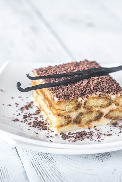 Tiramisu z polewą czekoladową