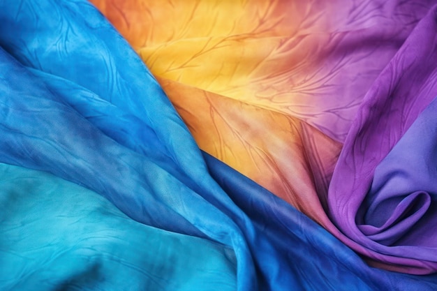 Tkanina bawełniana z wzorem barwionym na tle