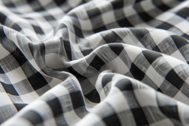 Zdjęcie tkanina czarno-biała w karkach materiał w karkach tkanina