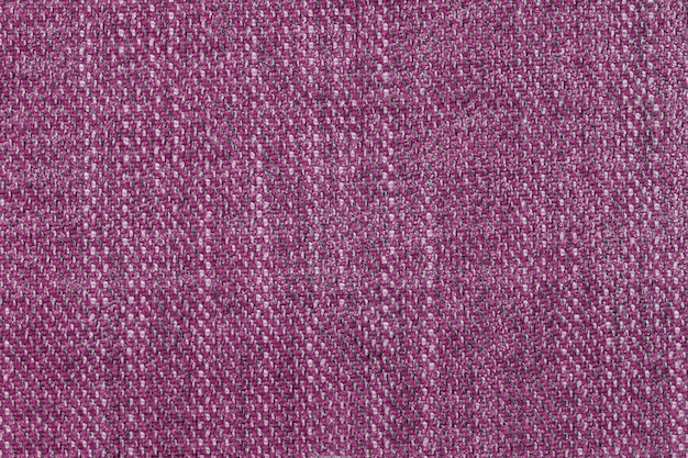 Tkanina fabryczna w kolorze różowym próbka tekstury tkaniny do mebli z bliska