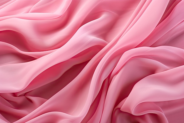 Tkanina w kolorze różowym Tkanina płynąca na wietrze