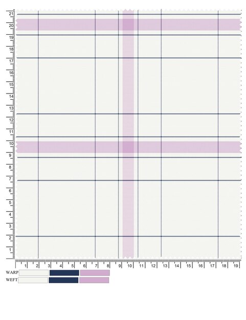 Zdjęcie tkanina w kratę w kolorze różowo-szarym w białą kratkę