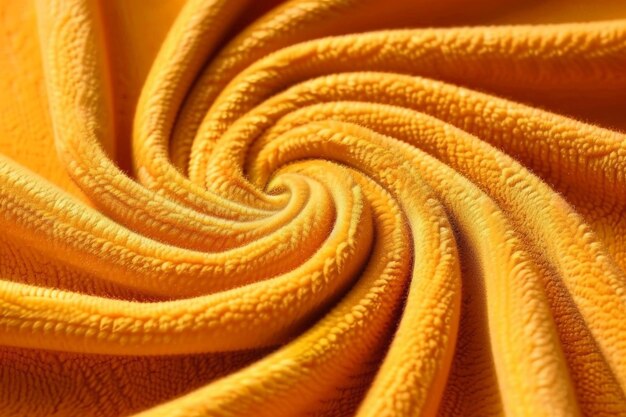 Zdjęcie tkanina wirująca w wirującym pomarańczowym abstrakcyjnym tle