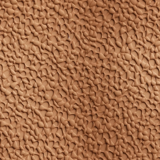 Tkanina ze sztucznej skóry w kolorze brązowym z wzorem falistych fal.