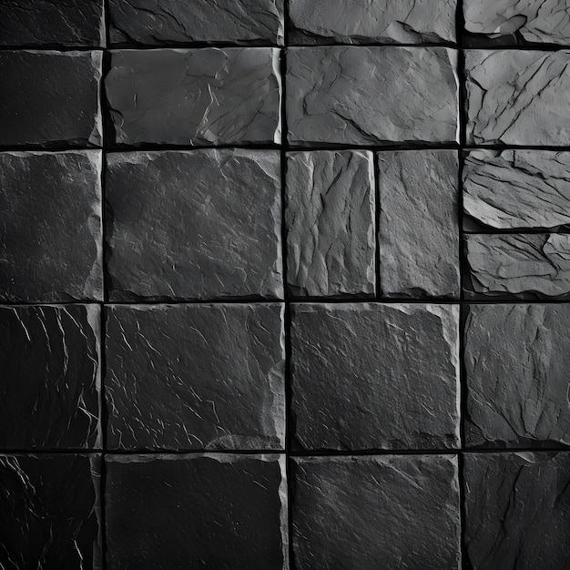 Zdjęcie tło ceramiczne z czarną teksturą płytek