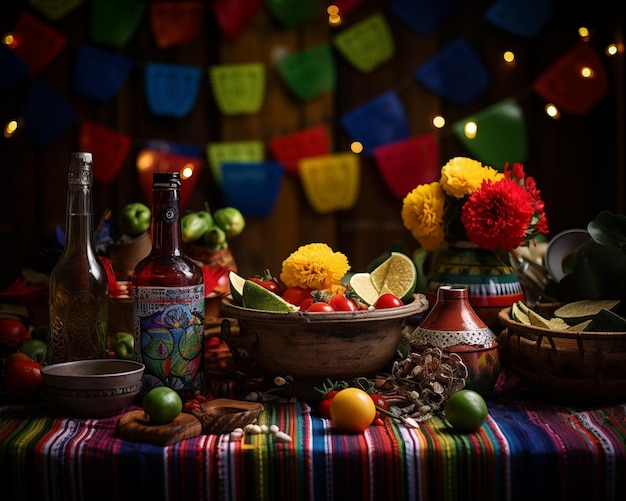 Tło Cinco de Mayo