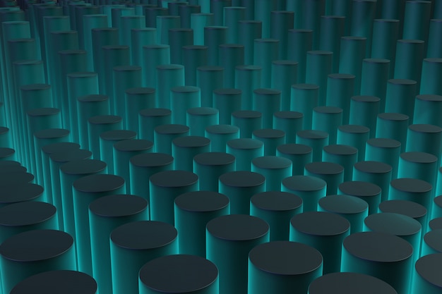 Tło cylindra 3D