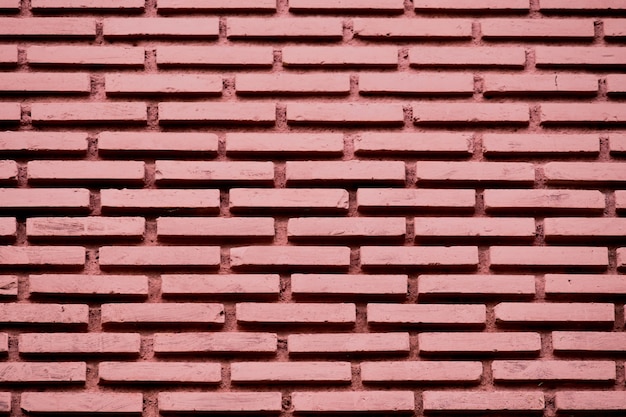 Tło czerwona ściana z cegieł wzoru tekstura