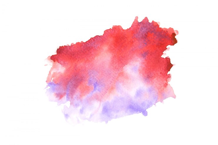 Zdjęcie tło czerwone plamy farby akwarela