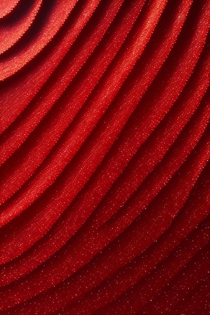 Tło czerwonego cekinu Modna błyszcząca tkanina Łuski okrągłych cekinów