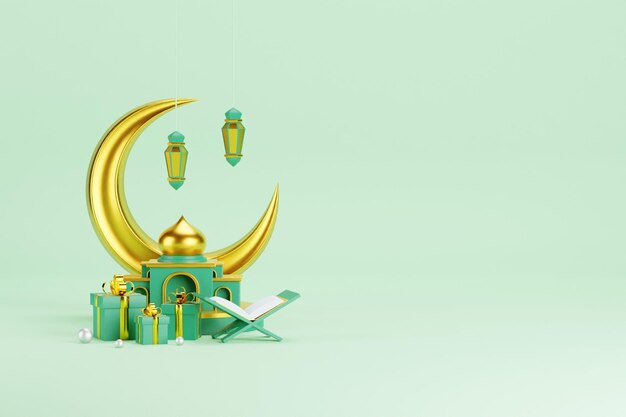 Tło dekoracji ramadanu. Świetne na Ramadan i inne wydarzenia islamskie.