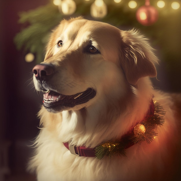 Tło dekoracji Xmas i Dogchristmas