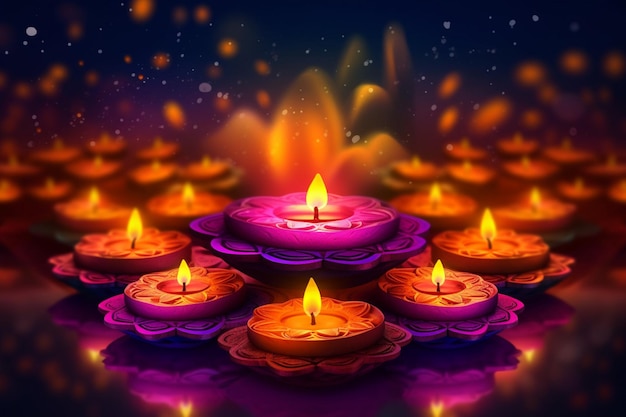 tło diwali