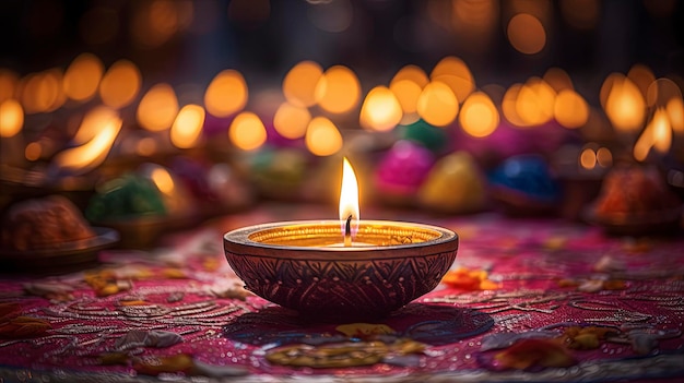 tło diwali