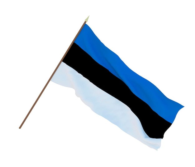Tło dla projektantów ilustratorów Narodowe Flagi Dnia Niepodległości Estonii