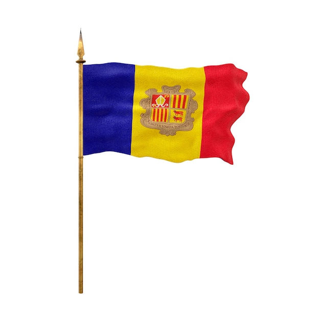 Tło dla projektantów Święto Narodowe Flaga narodowa Andory