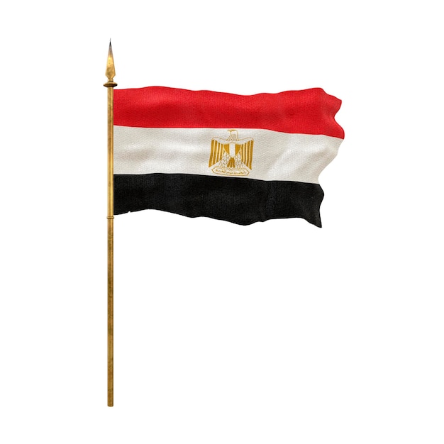Tło dla projektantów Święto Narodowe Flaga narodowa Egiptu