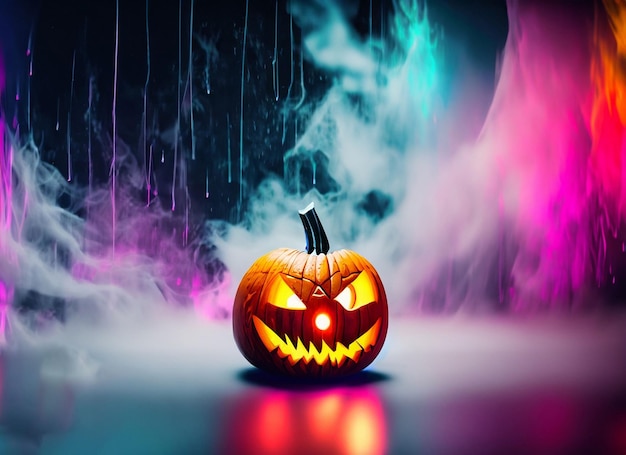 Tło dyni Halloween