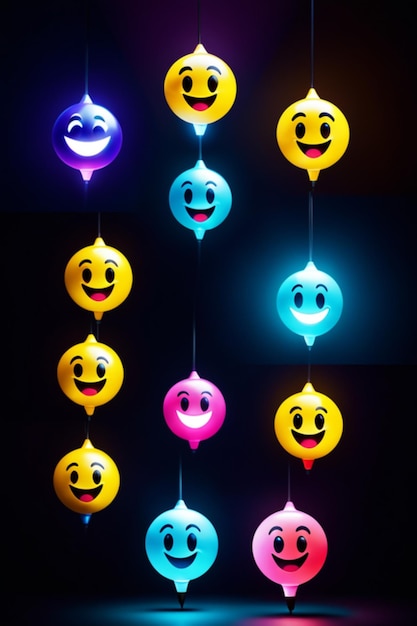 Zdjęcie tło emojis hd