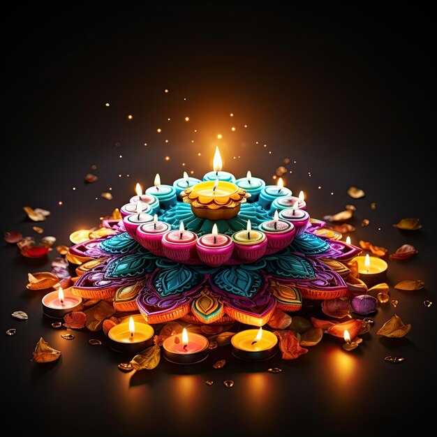 Zdjęcie tło festiwalu diwali