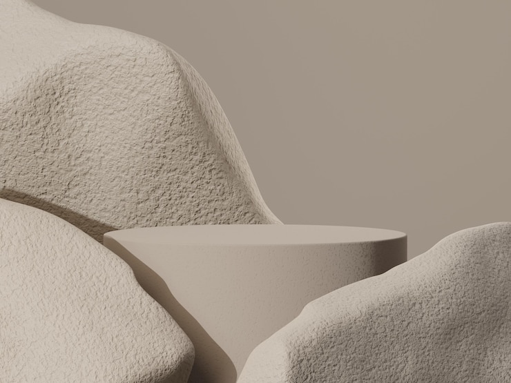 Zdjęcie tło fotograficzne premium platforma 3d render